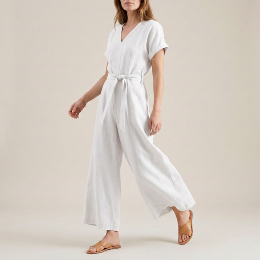 Sea Green Wide Leg Jumpsuit